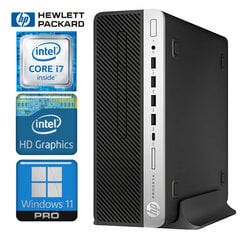 HP 600 G5 SFF i7-9700 32GB 512SSD M.2 NVME WIN11Pro kaina ir informacija | Stacionarūs kompiuteriai | pigu.lt