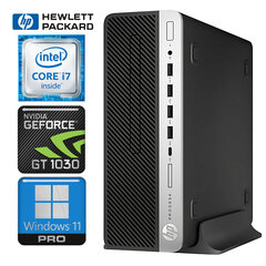 HP 600 G5 SFF i7-9700 32GB 1TB GT1030 2GB WIN11Pro kaina ir informacija | Stacionarūs kompiuteriai | pigu.lt