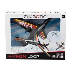 FLYBOTIC Radijo bangomis valdomas lėktuvas „X-Twin Loop“, 29 cm kaina ir informacija | Žaislai berniukams | pigu.lt