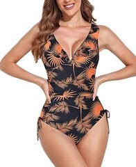 Купальник Avondii Elegant One-Piece Swimsuit Black XXL цена и информация | Купальники | pigu.lt