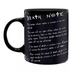 Death Note Mug 320 ml L & rules kaina ir informacija | Žaidėjų atributika | pigu.lt