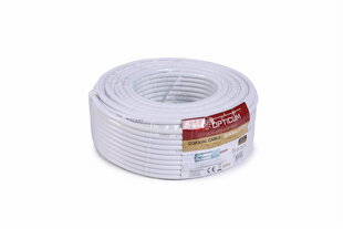 Opticum TV/SAT antenna cable RG6 AX-2S48, 50m kaina ir informacija | Kabeliai ir laidai | pigu.lt