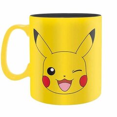 Pokemon - Mug 460 ml Pikachu Face kaina ir informacija | Žaidėjų atributika | pigu.lt