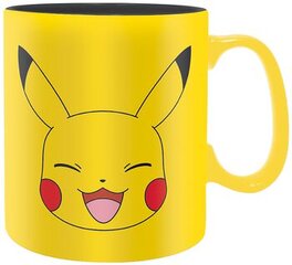 Pokemon - Mug 460 ml Pikachu Face kaina ir informacija | Žaidėjų atributika | pigu.lt