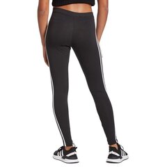 „Adidas Originals“ moteriškos tamprės juodos spalvos 3 Stripes Tight H09426 цена и информация | Женские брюки | pigu.lt