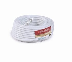 Opticum TV/SAT antenna cable RG6 AX-2S48, 15m kaina ir informacija | Kabeliai ir laidai | pigu.lt