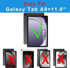 Чехол ROOFEI для Galaxy Tab A9+/A9 Plus с клавиатурой (немецкая клавиатура) цена и информация | Чехлы для планшетов и электронных книг | pigu.lt