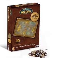 World of Warcraft - Jigsaw Puzzle 1000 Pieces - Azeroth's Map kaina ir informacija | Žaidėjų atributika | pigu.lt