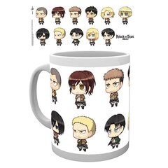 Attack on Titan - Mug 320 ml All Chibis kaina ir informacija | Žaidėjų atributika | pigu.lt