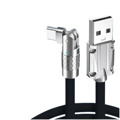 C tipo USB greitojo įkrovimo kabelis 120w 6A 150cm juodas kaina ir informacija | Adapteriai, USB šakotuvai | pigu.lt