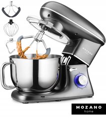 Virtuvinis kombainas Mozano Kitchen Machine, 2300W, sidabrinis цена и информация | Кухонные комбайны | pigu.lt