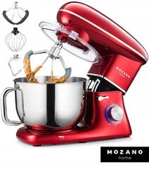 Virtuvinis kombainas Mozano Kitchen Machine, 2300W, raudonas цена и информация | Кухонные комбайны | pigu.lt