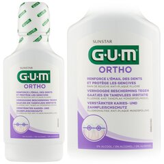 GUM ORTHO skystis (300 ml) kaina ir informacija | Dantų šepetėliai, pastos | pigu.lt