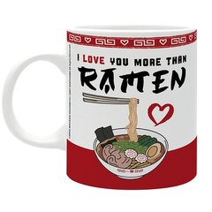 Naruto Shippuden - Mug 320 ml "I Love You More Than Ramen" kaina ir informacija | Žaidėjų atributika | pigu.lt