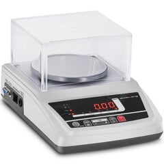 Analitinės laboratorinės svarstyklės su LED dangteliu RS232 600g / 0,01g цена и информация | Весы (бытовые) | pigu.lt