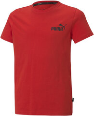 Puma Marškinėliai Paaugliams Ess Small Logo Tee Red 586961 11 586961 11/176 kaina ir informacija | Džemperiai vyrams | pigu.lt