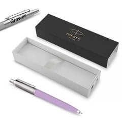 Parker Jotter Originals Pastel Lilac Eco tušinukas su graviravimu kaina ir informacija | Rašymo priemonės | pigu.lt