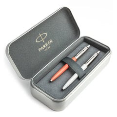 Parker Jotter Originals Coral ir Pearl rašiklių dovanų rinkinys su metaliniu dėklu kaina ir informacija | Rašymo priemonės | pigu.lt