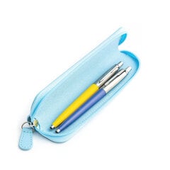 Parker Jotter Originals Yellow and Blue tušinukų dovanų rinkinys su mėlynu dėklu kaina ir informacija | Rašymo priemonės | pigu.lt