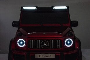 Двухместный электрический джип для детей Mercedes G63 XXL 4x4, 24V, красный цена и информация | Электромобили для детей | pigu.lt