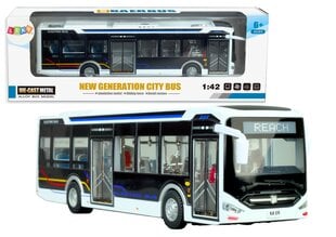 Miesto autobusas 1:42, baltas kaina ir informacija | Žaislai berniukams | pigu.lt