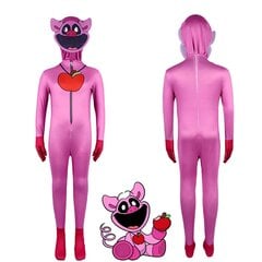 Besišypsantys gyvūnai Poppy Cosplay Vaikiškas kostiumas Helovinas Tight Onesie Cosplay Kostiumas Žaidimo kombinezonas Vakarėlis Bodysuit vaikams kaina ir informacija | Karnavaliniai kostiumai | pigu.lt