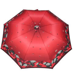 Automatinis skėtis, atsparus vėjui, dizainas: bubbles-red PARASOL kaina ir informacija | Moteriški skėčiai | pigu.lt