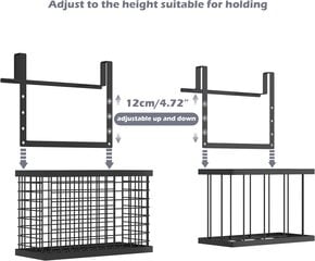 COVAODQ кухонная подвесная полка, 2 шт. цена и информация | Комплектующие для кухонной мебели | pigu.lt