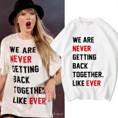 Taylor Swift The Eras Tour International Vyriški moteriški trumpi marškinėliai su apvalia apykakle.3XL kaina ir informacija | Moteriški šortai | pigu.lt