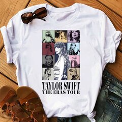 Taylor Swift The Eras Tour International Vyriški moteriški trumpi marškinėliai su apvalia apykakle.3XL kaina ir informacija | Moteriški šortai | pigu.lt