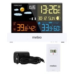 METEO SP110B meteorologijos stotis su DCF, balta spalva kaina ir informacija | Meteorologinės stotelės, termometrai | pigu.lt