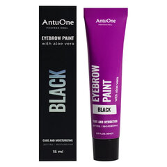 Antakių dažai AntuOne Black, 15 ml kaina ir informacija | Antakių dažai, pieštukai | pigu.lt