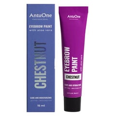 Antakių dažai "AntuOne Chestnut", 15 ml kaina ir informacija | Antakių dažai, pieštukai | pigu.lt