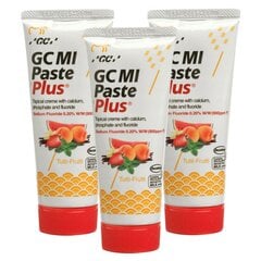 Зубная паста GC Mi Paste Plus Жидкая эмаль с фтором Tutti-Frutti 35 мл (3 шт.) цена и информация | Зубные щетки, пасты | pigu.lt