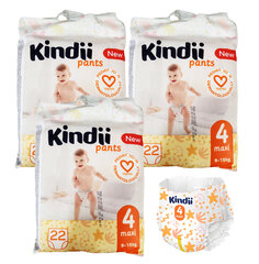 KINDII Sauskelnės Maxi 9-15 kg 3 pakuotės kaina ir informacija | Sauskelnės | pigu.lt