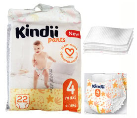 KINDII Sauskelnės Maxi 9-15 kg 3 pakuotės kaina ir informacija | Sauskelnės | pigu.lt