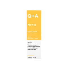 Q+A - Peptidinis veido serumas, 30 ml - atgaivinantis serumas su peptidais kaina ir informacija | Veido aliejai, serumai | pigu.lt