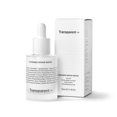 "Transparent Lab" - "Ceramide Repair" serumas, 30 ml - intensyvus regeneruojantis serumas su keramidais kaina ir informacija | Veido aliejai, serumai | pigu.lt