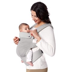 MOMCOZY ERGONOMINĖ KŪDIKIŲ NEŠIOKLĖ SU TINKLELIU, PILKA kaina ir informacija | Nešioklės | pigu.lt