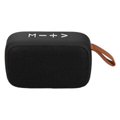 Mini Bluetooth garsiakalbis Stereo žemųjų dažnių garsiakalbio palaikymas atminties kortelės nešiojamasis belaidis garsiakalbis su juodu rankiniu dirželiu kaina ir informacija | Garso kolonėlės | pigu.lt