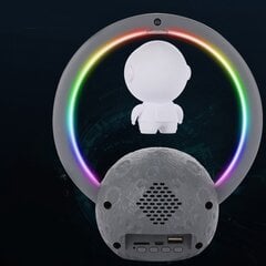 Динамик Bluetooth RGB Light Touch Регулировка 360 градусов Объемный звук Магнитная левитация Динамик астронавта 598B Золото цена и информация | Аудиоколонки | pigu.lt