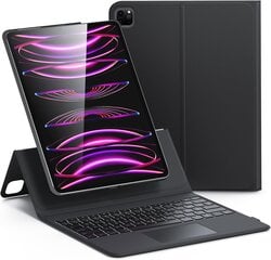 Чехол-клавиатура ESR для iPad Pro 12.9'', магнитный, черный цена и информация | Чехлы для планшетов и электронных книг | pigu.lt