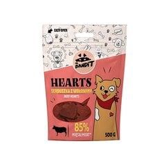 Mr. Bandit Hearts jautienos širdelės, 500 g kaina ir informacija | Skanėstai šunims | pigu.lt