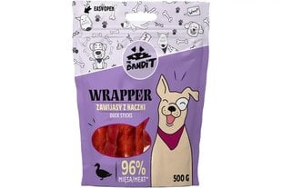 Mr. Bandit Wrapper lazdelės su antiena, 500 g kaina ir informacija | Skanėstai šunims | pigu.lt