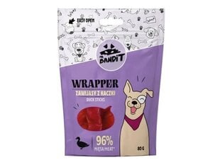 Mr. Bandit Wrapper lazdelės su antiena, 80 g x 6 vnt. kaina ir informacija | Skanėstai šunims | pigu.lt