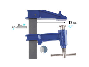 PIHER BLUELINE F SRAIGTINIS KOMPRESORIUS 100 CM / 900 KG GALIOS kaina ir informacija | Mechaniniai įrankiai | pigu.lt