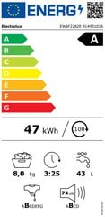 Electrolux EW6F2282E kaina ir informacija | Skalbimo mašinos | pigu.lt