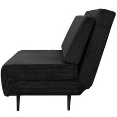 Sofa lova Mallory, juoda kaina ir informacija | Sofos | pigu.lt