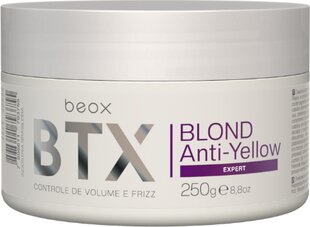 BE.TOX Mask Control Blond Anti-Yellow - Botokso kaukė (aktyvas) plaukams, anti-yellow, karštoms, šiltoms procedūroms, 250 g kaina ir informacija | Plaukų formavimo priemonės | pigu.lt