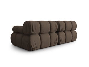 Modulinė sofa Micadoni Bellis, 188x94x64 cm, ruda kaina ir informacija | Sofos | pigu.lt